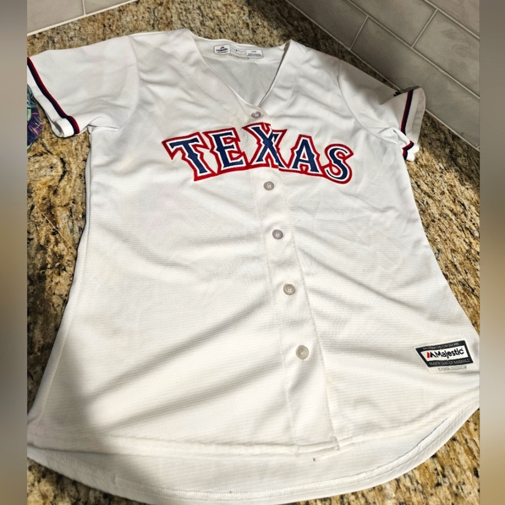 Texas Rangers Baseball Jersey, L